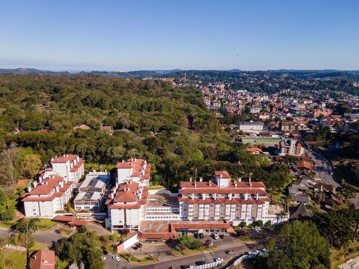 Apto No Centro De Gramado Com Piscina Termica Zewnętrze zdjęcie