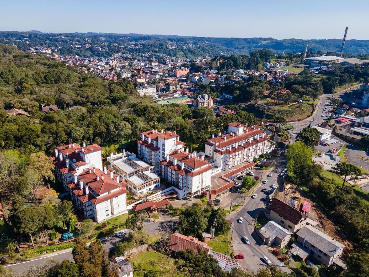 Apto No Centro De Gramado Com Piscina Termica Zewnętrze zdjęcie