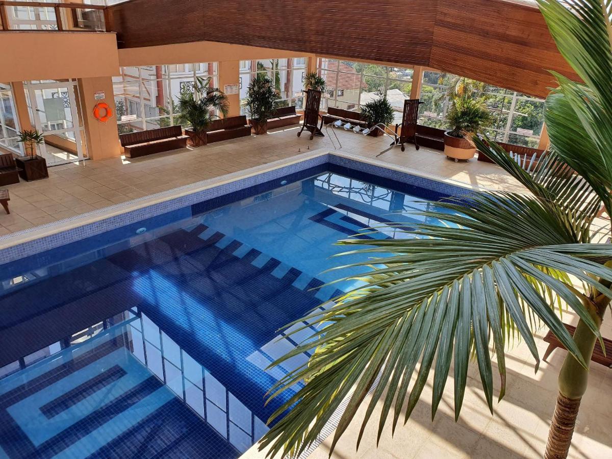Apto No Centro De Gramado Com Piscina Termica Zewnętrze zdjęcie